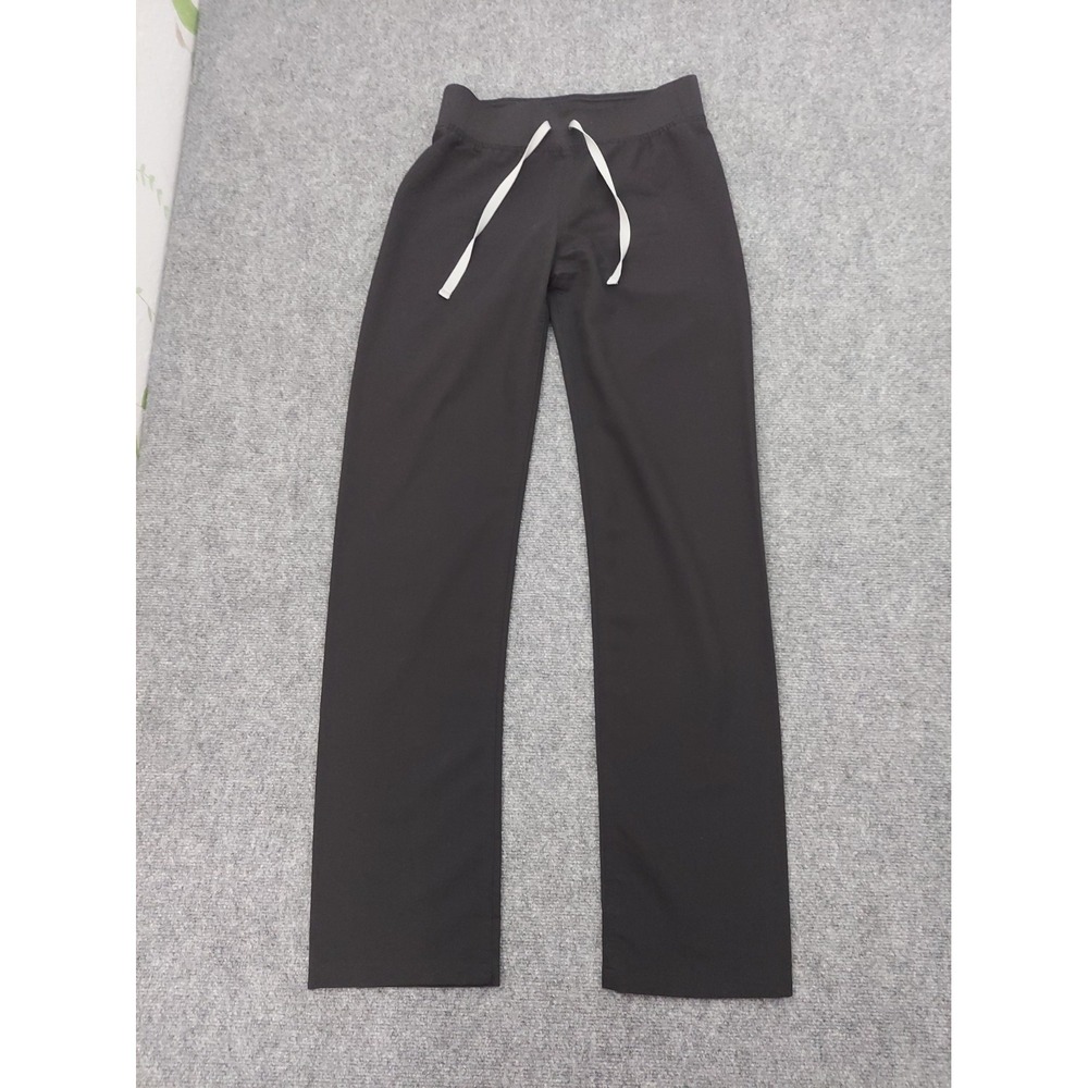 Figs Scrub Pants Womens XXS Black Technical Collection Straight Pull On Medical